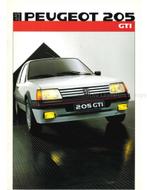1986 PEUGEOT 205 GTI BROCHURE NEDERLANDS, Boeken, Auto's | Folders en Tijdschriften, Nieuw, Peugeot, Author