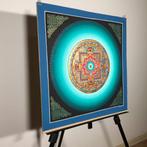 t Painting of Tibetan Tradition - Mandala Lotus/Yantra with