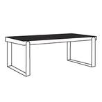 Eettafel-UM Bloemendaal - eettafel, Huis en Inrichting, Nieuw, Overige materialen