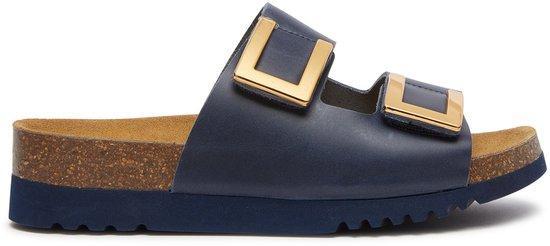 SHOWMODEL Scholl Sandalen Monterey 2 Riemen Vintage Leer Vro, Kleding | Dames, Schoenen, Nieuw, Verzenden