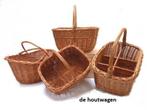 rieten boodschappen manden -  rieten manden - winkelmand, Huis en Inrichting, Mand, Nieuw, Ophalen of Verzenden, Riet