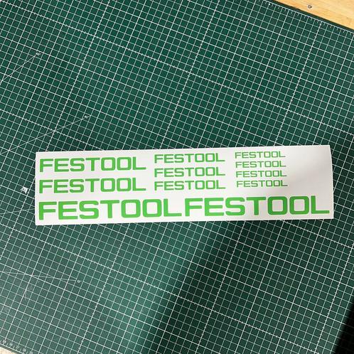 11x Festool Decal Stickerset, Hobby en Vrije tijd, Stickers en Plaatjes, Sticker, Nieuw