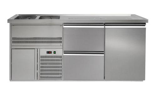 GGM Gastro | Biertoonbank Premium PLUS - 1950x700mm - 1 deur, Zakelijke goederen, Horeca | Meubilair en Inrichting, Nieuw in verpakking