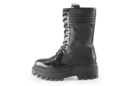 Calvin Klein Biker boots in maat 38 Zwart | 10% extra, Kleding | Dames, Schoenen, Zwart, Gedragen, Overige typen, Verzenden
