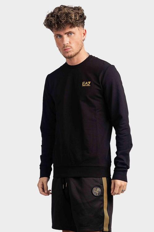 EA7 Emporio Armani Core Identity Sweater Heren Zwart/Goud, Kleding | Heren, Truien en Vesten, Nieuw, Verzenden