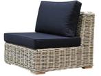 Nissah modulair hoek loungeset 6 delig naturel rotan, Tuin en Terras, Ophalen of Verzenden, Nieuw
