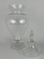 Pot - Glas - Een heel grote snoeppot, Antiek en Kunst