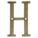 Letter groot H, brons antiek, Huis en Inrichting, Woonaccessoires | Overige, Nieuw, Ophalen of Verzenden