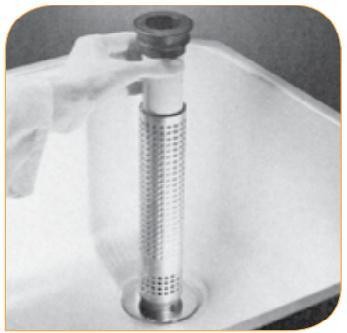 Geperforeerde RVS standpijp 11/2 | H=255 mm HorecaTraders, Zakelijke goederen, Horeca | Meubilair en Inrichting, Verzenden