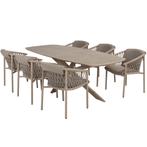 Prado Allora dining tuinset 240x105xH75 cm 7 delig keramiek, Tuin en Terras, Ophalen of Verzenden, Nieuw