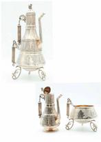 Koffiepot - .915 zilver - Koffiepot set Zeldzaam