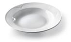 Hendi Hendi Pastabord Diep Porselein Wit | 22 cm (12 stuks), Verzenden