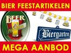 Bier feestartikelen - slingers - vlaggen - banners - en meer, Ophalen of Verzenden, Nieuw, Feestartikel, Overige