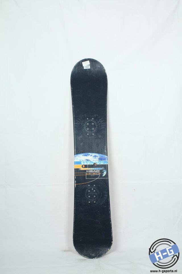 Refurbished - Snowboard - Head Black Earth - 150, Sport en Fitness, Snowboarden, Board, Gebruikt, Ophalen of Verzenden