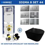 Geberit Sigma 8 (UP720) Toiletset set44 Civita Black Rimless, Doe-het-zelf en Verbouw, Sanitair, Nieuw, Overige typen, Ophalen of Verzenden