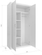 Kinderkast Veilig | MDF Grenen | Laatste Stuks!, Nieuw, Modern, 150 tot 200 cm, 50 tot 75 cm