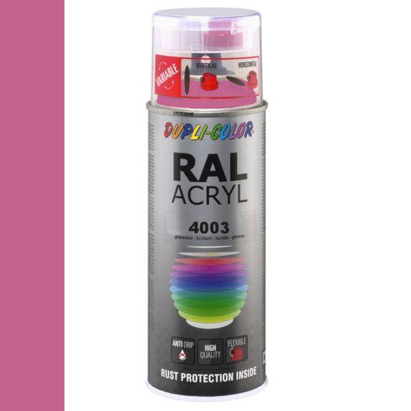 Dupli-Color Ral Acryl Ral 4003 Erika violet Hoogglans 400 ml, Doe-het-zelf en Verbouw, Verf, Beits en Lak, Nieuw, Ophalen of Verzenden
