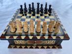 Schaakspel - Indrukwekkend vintage spel - ambachtelijk