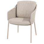 Eros dining tuinstoel rope latte 4 Seasons Outdoor, Ophalen of Verzenden, Nieuw