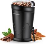 Koffiemolen elektrisch - Koffiemaler - 200W - Zwart - Aigost, Verzenden, Nieuw