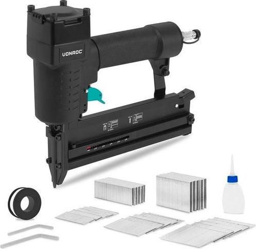 Tweedekans | VONROC PRO Combi Tacker - Incl. 750 spijkers en, Doe-het-zelf en Verbouw, Gereedschap | Overige machines, Ophalen of Verzenden