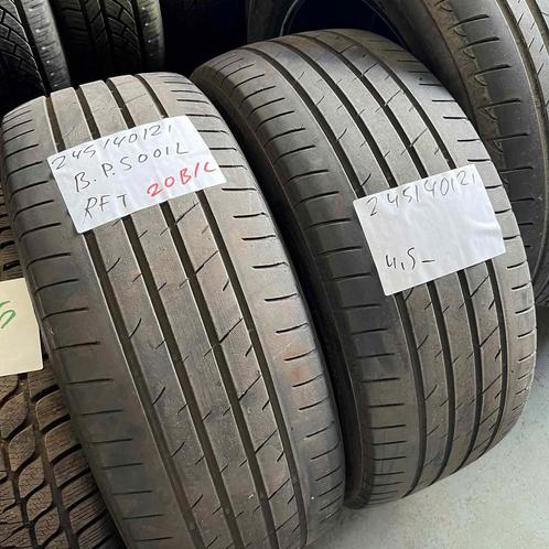 2 x Bridgestone Potenza S001L 245-40-21 RFT Zomerbanden 4..., Auto-onderdelen, Banden en Velgen, 21 inch, Zomerbanden, 245 mm