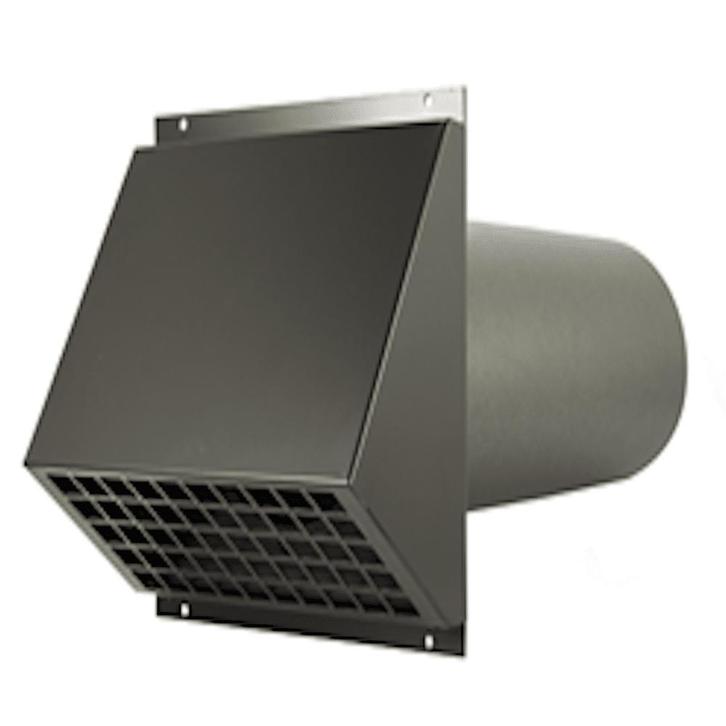 WTW HR geveldoorvoer zwart inclusief buis Ø125mm - MR-125, Doe-het-zelf en Verbouw, Buizen en Afvoer, Ophalen of Verzenden