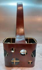 Wijnrek - Verguld messing - Dubbele fleshouder