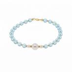 Zonder Minimumprijs - Armband - 18 karaat Geel goud Parel -, Nieuw