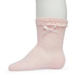 Bonnie Doon - Ajour sock Organic Pink Salt, Nieuw, Meisje, Ophalen of Verzenden, Bonnie Doon