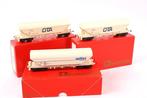 Rivarossi H0 - 2138/2140/2147 - Modeltrein goederenwagon (3), Hobby en Vrije tijd, Modeltreinen | H0, Nieuw