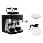 GGM Gastro | Filter koffiezetapparaat - 2x 1,8 liter - 4 kW, Verzenden, Nieuw in verpakking, Koffie en Espresso