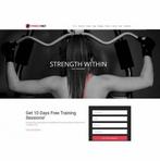 Fitness First Single Page - HTML Template, Nieuw