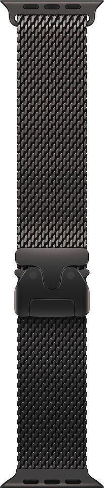 Apple 44/45/46/49 mm Milanees bandje Small zwart, Telecommunicatie, Overige Telecommunicatie, Zo goed als nieuw, Verzenden