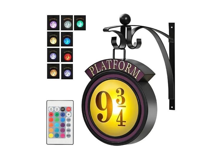 Harry Potter Lamp | Platform 9 3/4 | Nieuw en Ongebruikt, Huis en Inrichting, Lampen | Wandlampen, Nieuw, Kunststof, Metaal, Ophalen of Verzenden