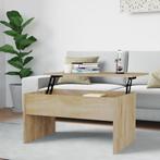 vidaXL Salontafel 80x50,5x41,5 cm bewerkt hout sonoma, 50 tot 100 cm, Verzenden, Nieuw, 50 tot 100 cm