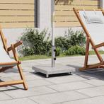 vidaXL Parasolvoet vierkant 30 kg graniet grijs, Tuin en Terras, Verzenden, Nieuw, Minder dan 1 meter, Parasolvoet