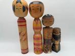 Set of Special kokeshi dolls  - Pop H: 37.5cm - 1960-1970 -