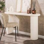*WOONWINKEL* Ovale Sidetable Wit Marmer, Huis en Inrichting, Tafels | Sidetables, Verzenden, Nieuw