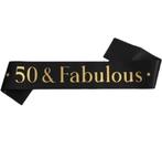 Sjerp 50 & Fabulous goud, zwart of wit, Verzenden, Nieuw, Versiering, Abraham of Sarah