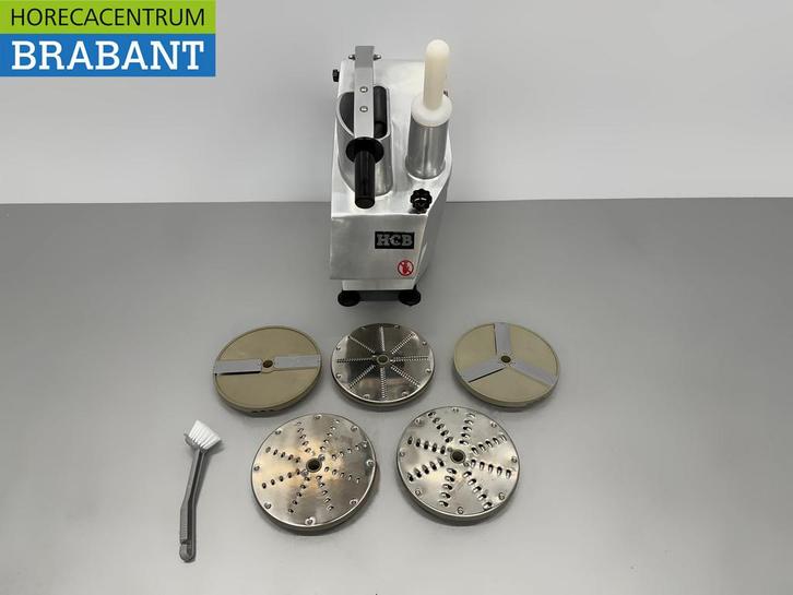 HCB Groentesnijmachine met 2 snijschijven en 3 raspen 230V, Zakelijke goederen, Horeca | Keukenapparatuur, Nieuw in verpakking