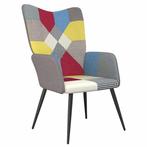 Relaxstoel Patchwork Stof - Retourdeal - Design Stoel!, Huis en Inrichting, Stoelen, Ophalen of Verzenden, Nieuw, Overige kleuren