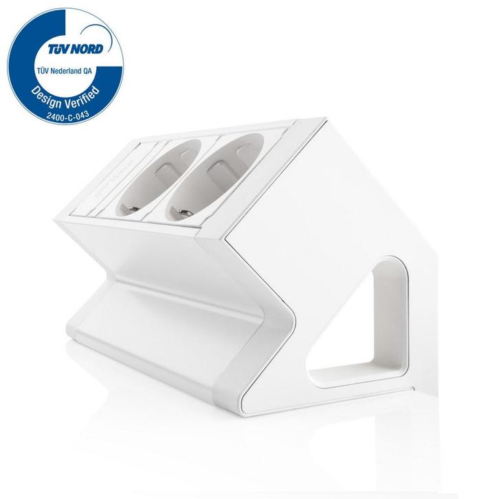 *WOONWINKEL* Lavis Power Desk Up® 2.0 Bureau Stekkerdoos Wit, Huis en Inrichting, Bureaus, Nieuw, Verzenden