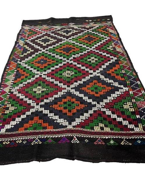 Turkse Oosterse Wol - Kelim - 173 cm - 260 cm, Huis en Inrichting, Stoffering | Tapijten en Kleden