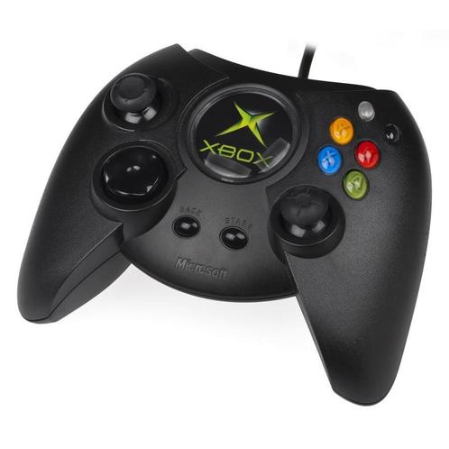 Microsoft Xbox Classic Duke Controller - Zwart, Spelcomputers en Games, Spelcomputers | Xbox | Accessoires, Zo goed als nieuw
