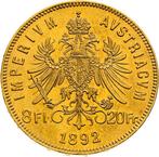 Oostenrijk. Franz Joseph I. 8 Florin (20 Francs) 1892, Postzegels en Munten, Munten | Europa | Niet-Euromunten