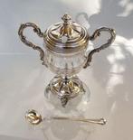 Antique Mustard Pot with Original Spoon - Massat Frères,