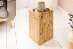 Massief houten decoratieve kolom COLUMNA 50cm acacia, Huis en Inrichting, Ophalen of Verzenden, Nieuw