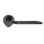Deurkruk Levante op rond rozet - PVD gun metal, Verzenden, Nieuw