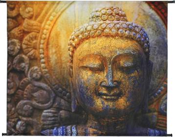 Wandkleed Buddha velvet 146x110 cm - HD Collection